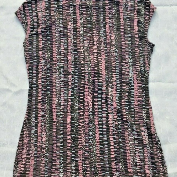 Ann Taylor Sleeveless XS Cotton Multi Color Pink - Picture 3 of 3